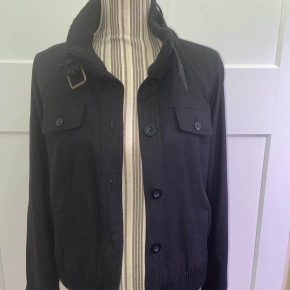 Body By Victoria Wool Jacket with Belted Collar - Picture 5 of 8